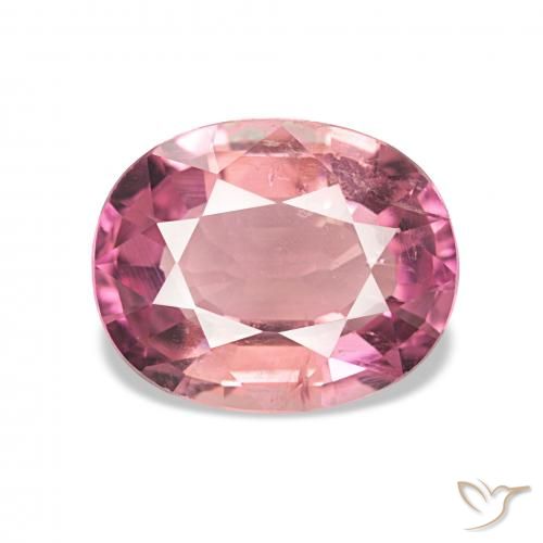 2.30ct 艳粉色 碧玺 宝石, 椭圆形, VS