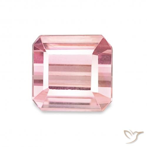 1.43ct 玫瑰粉色 碧玺 宝石, 祖母绿式切割, VVS-VS