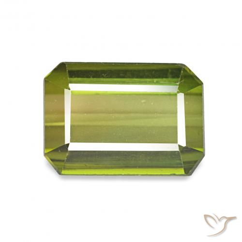 2.64ct 浅绿色 碧玺 宝石, 祖母绿式切割, VVS-VS