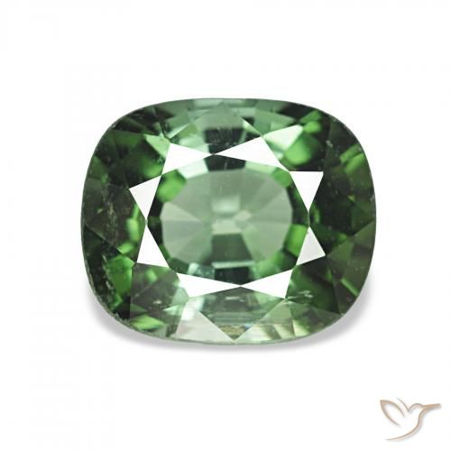 2.02ct 暗绿色 碧玺, 软垫, VVS-VS