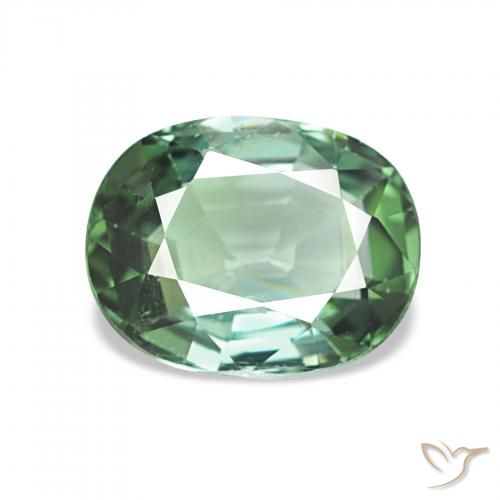 1.71ct 浅绿色 碧玺 宝石, 软垫, VVS-VS