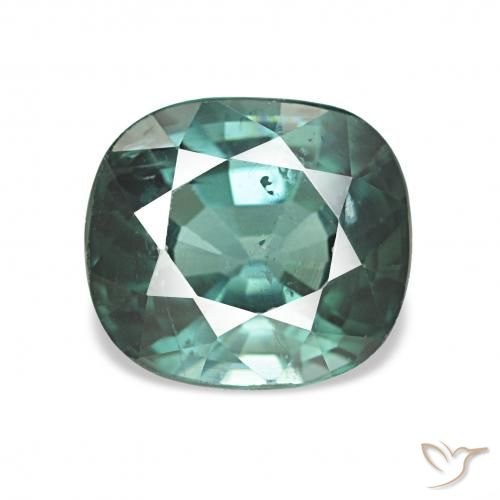 1.87ct 深蓝绿色 碧玺 宝石, 软垫, VS