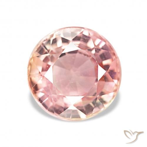 2.06ct 浅粉色 碧玺 宝石, 圆形的, VS