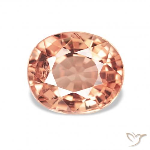 1.82ct 中橙 碧玺 宝石, 椭圆形, VS
