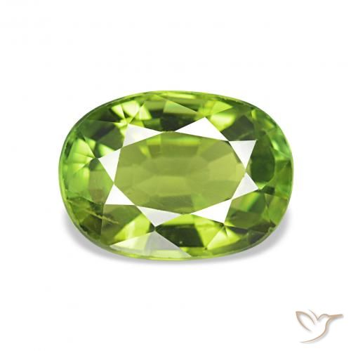 1.91ct 充满活力的绿色 碧玺 宝石, 软垫, VS