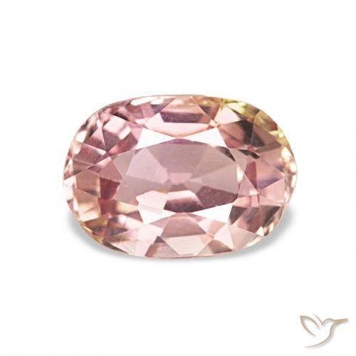 1.23ct 浅淡粉色 碧玺, 椭圆形, VS