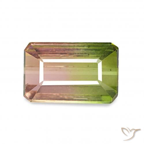1.45ct 西瓜红 碧玺, 祖母绿式切割, VS