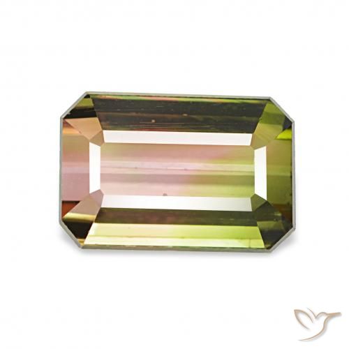 1.72ct 西瓜红 碧玺, 祖母绿式切割, VVS-VS