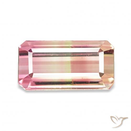 2.30ct 西瓜红 碧玺, 祖母绿式切割, VVS