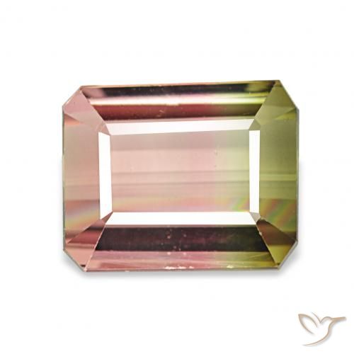 2.77ct 西瓜红 碧玺, 祖母绿式切割, VVS