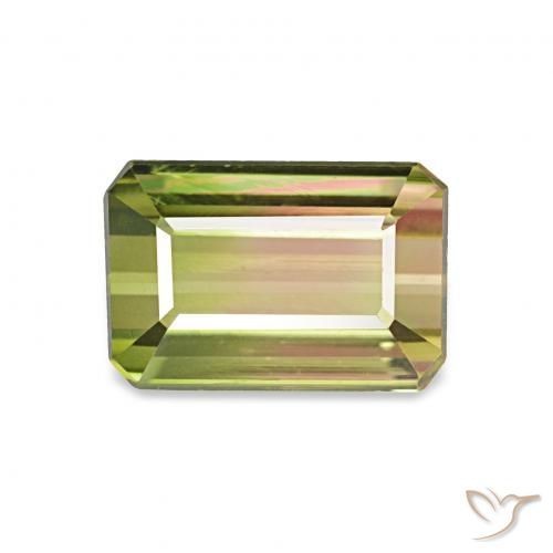 1.32ct 西瓜红 碧玺, 祖母绿式切割, VVS