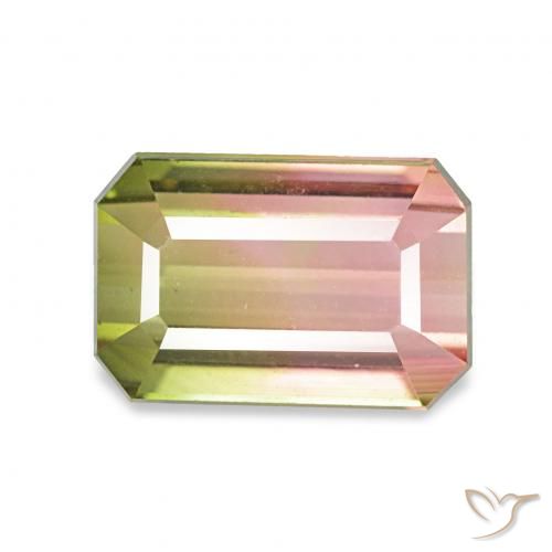 1.73ct 西瓜红 碧玺, 祖母绿式切割, VVS