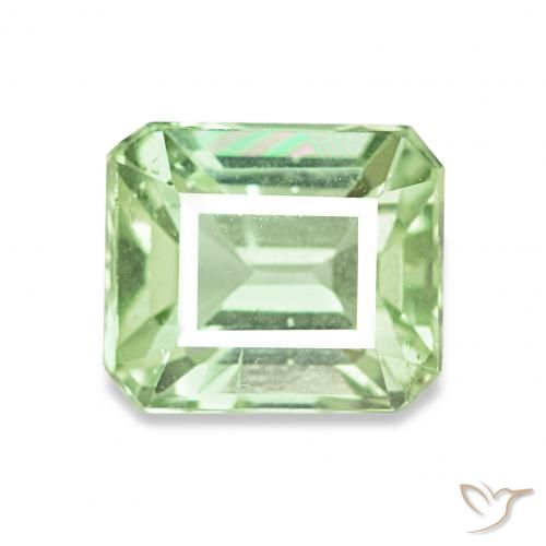2.08ct 非常浅的绿色 碧玺, 祖母绿式切割, VVS-VS