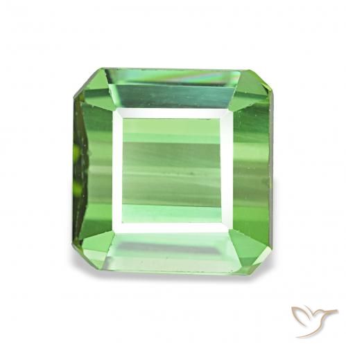 1.61ct 绿色 碧玺, 祖母绿式切割, VVS-VS