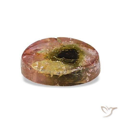 1.80克拉天然多色碧玺，异形，9.1×7.3毫米，透明