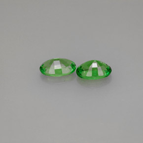 天然绿色沙弗莱石，椭圆形切割，5.9×4毫米，SI