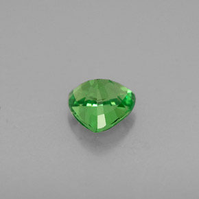 0.47克拉天然绿色沙弗莱石，三角形，4.7×4.7毫米，VS