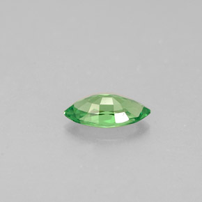 0.27克拉天然绿色沙弗莱石，马眼形，6×3.1毫米，VVS-VS