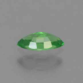 0.33克拉天然绿色沙弗莱石，马眼形，6.2×3.3毫米，VVS-VS