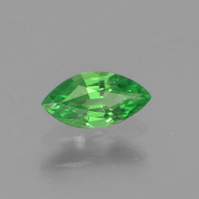 0.27克拉天然绿色沙弗莱石，马眼形，6.1×3.1毫米，VVS-VS