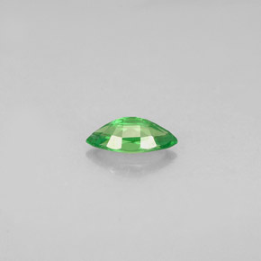 0.26克拉天然绿色沙弗莱石，马眼形，5.9×3毫米，VVS-VS