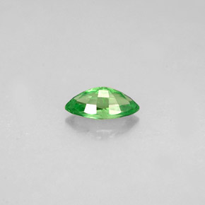 0.35克拉天然绿色沙弗莱石，马眼形，6.2×3.2毫米，VS