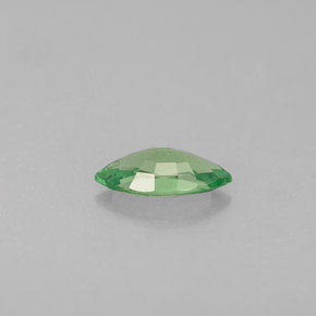 0.28克拉天然绿色沙弗莱石，马眼形，6.1×3.2毫米，VVS-VS
