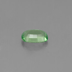 0.48克拉天然绿色沙弗莱石，垫形剪裁，5.7×3.9毫米，VVS-VS