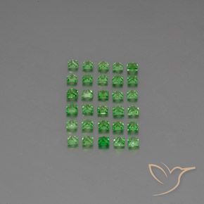 2.38克拉天然沙弗莱石榴石，正方形，VVS-VS