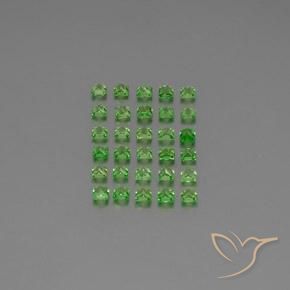 2.42克拉天然沙弗莱石榴石，正方形，VVS-VS