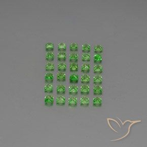 2.74克拉天然沙弗莱石榴石，正方形，VVS-VS