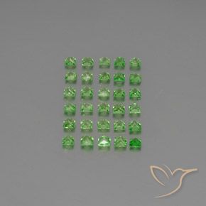 2.70克拉天然沙弗莱石榴石，正方形，VVS-VS