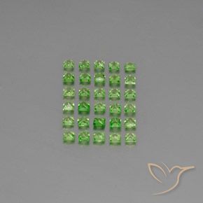 2.54克拉天然沙弗莱石榴石，正方形，VVS-VS