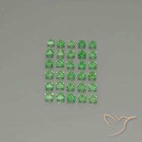 2.81克拉天然沙弗莱石榴石，正方形，VVS-VS