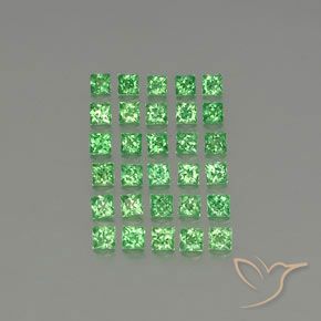 2.62克拉天然沙弗莱石榴石，正方形，VVS-VS