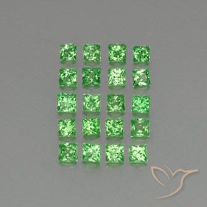 1.78克拉天然沙弗莱石榴石，正方形，VVS-VS