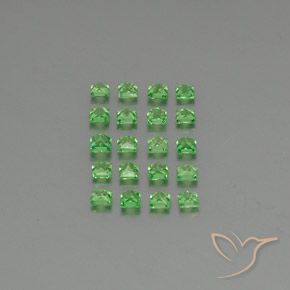 1.78克拉天然沙弗莱石榴石，正方形，VVS-VS