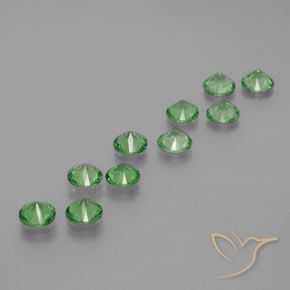 1.91克拉天然沙弗莱石榴石，圆形的，VS