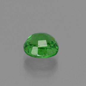 1.51克拉天然绿色沙弗莱石，椭圆形切割，6.6×6.1毫米，VS-SI