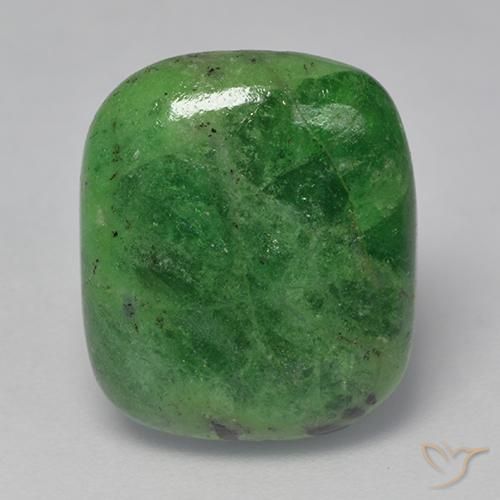 8.75ct 天然 铬绿 沙弗莱石榴石, 软垫, 半透明