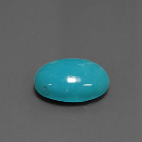 4.11克拉天然绿松石，椭圆形切割，14×10.1毫米，不透明