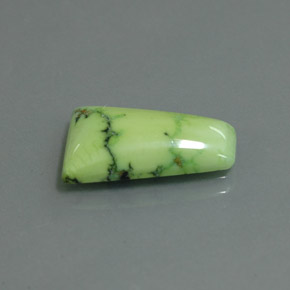 4.52克拉天然绿色绿松石，异形，16.3×10.8毫米，不透明