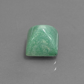 2.43克拉天然绿色绿松石，方形，7.2×7.1毫米，不透明