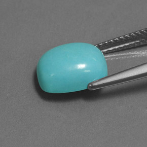 2.62克拉天然绿松石，垫形剪裁，不透明