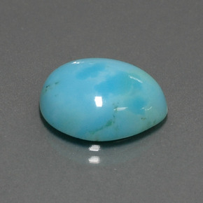 6.21克拉天然绿松石，异形，16.1×13.8毫米，不透明