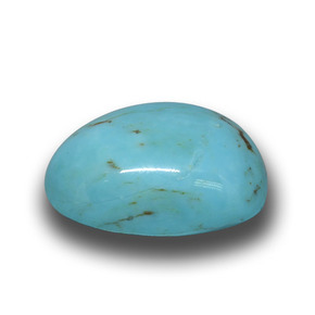 7.21克拉天然绿松石，异形，16×12.3毫米，不透明