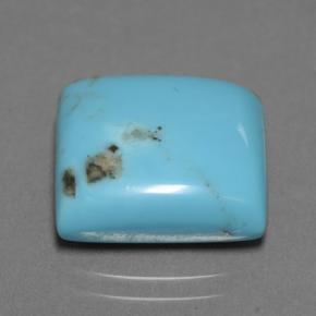 9.94克拉天然绿松石，方形，13.9×13毫米，不透明