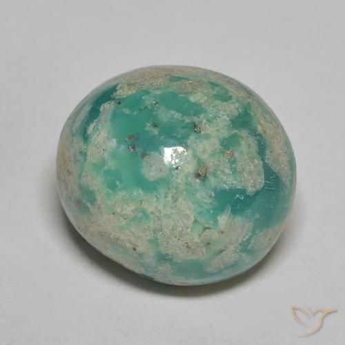 9.80克拉天然绿松石，椭圆形，不透明
