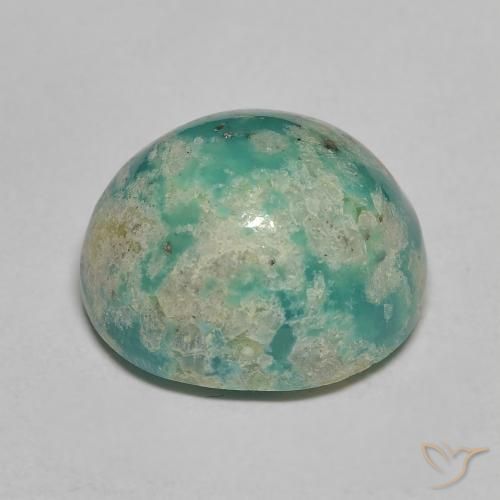 9.80克拉天然绿松石，椭圆形，不透明