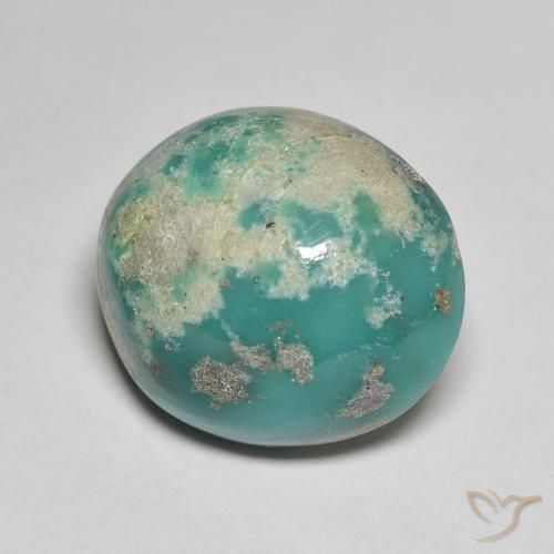 11.33克拉天然绿松石，椭圆形，不透明